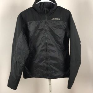 Arc’tyrex black puffer jacket coat small p 4-6